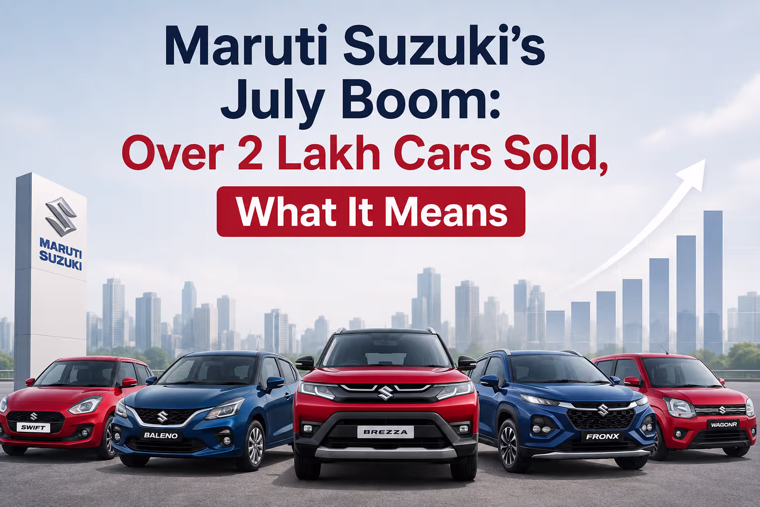 Maruti Suzuki's July Boom: Over 2 Lakh Cars Sold, What It Means