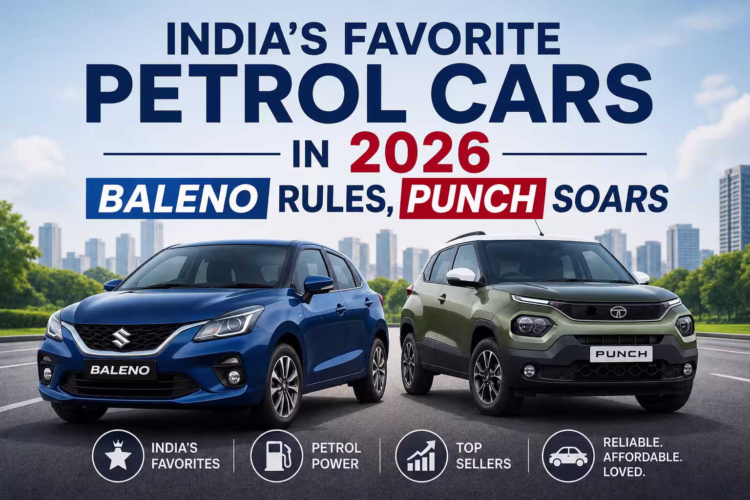 India's Favorite Petrol Cars in 2026: Baleno Rules, Punch Soars