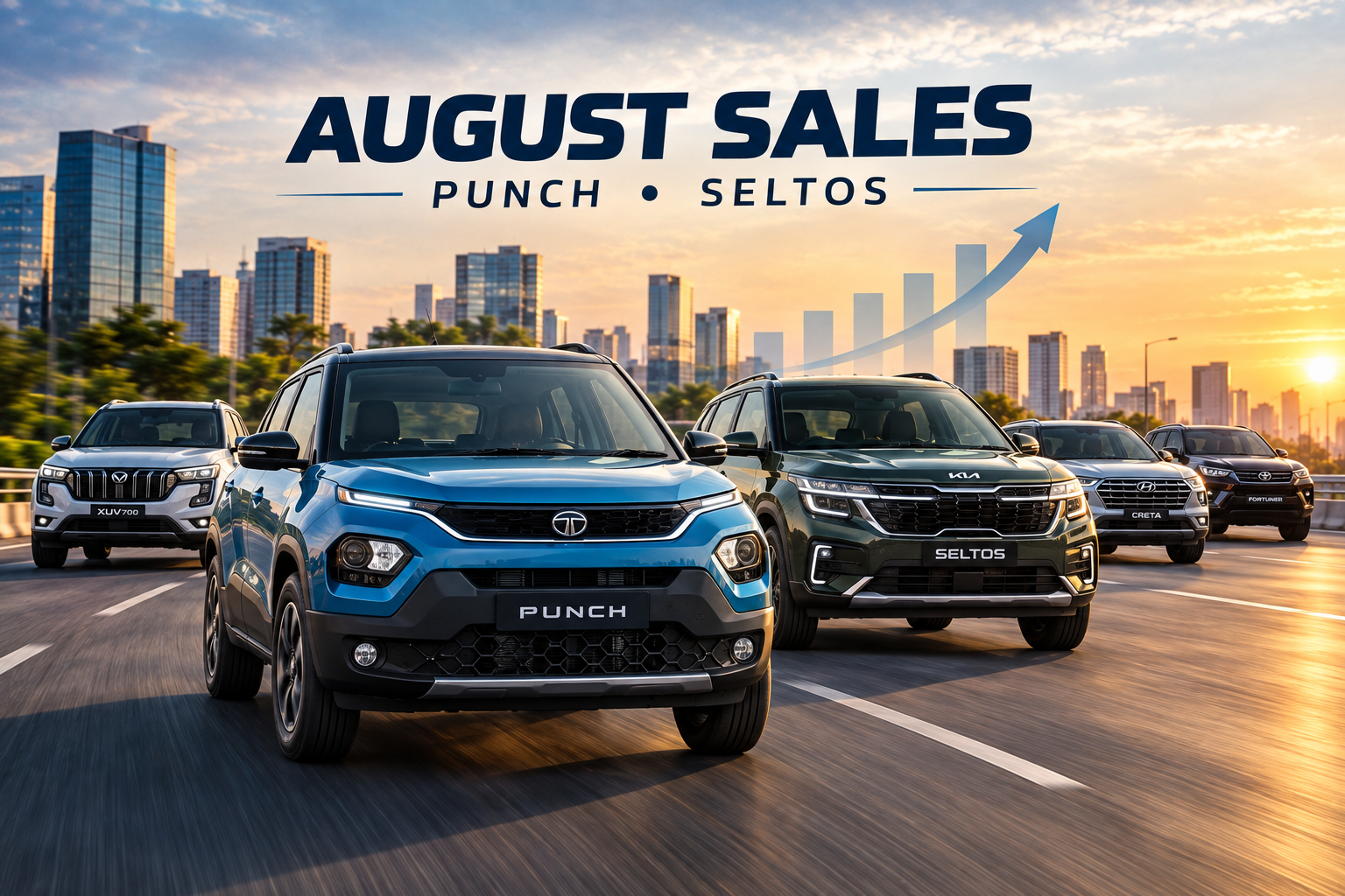 August Car Sales Shockwave: SUVs Reign, Punch & Seltos Lead The Charge