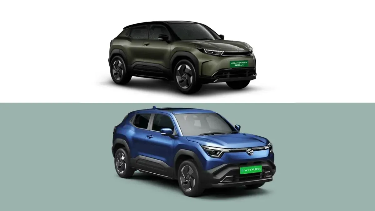 Maruti's Electric SUV Blitz: E Vitara EV vs Toyota EBella Showdown