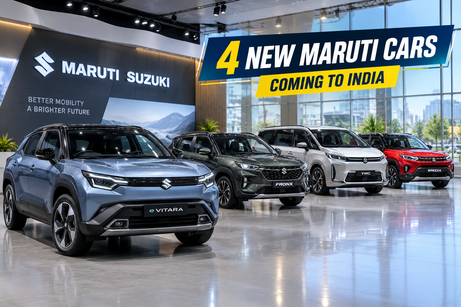 Maruti's Suzuki Four New Cars Ready to Drop in India