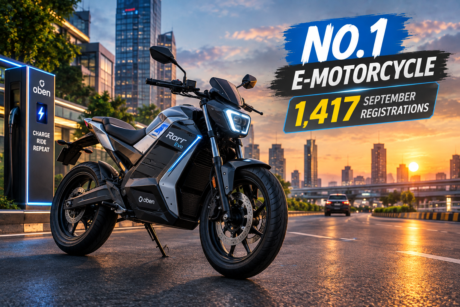 Oben Rorr Evo Just Topped EV Bike Sales: Is This India's New Electric Motorcycle King?