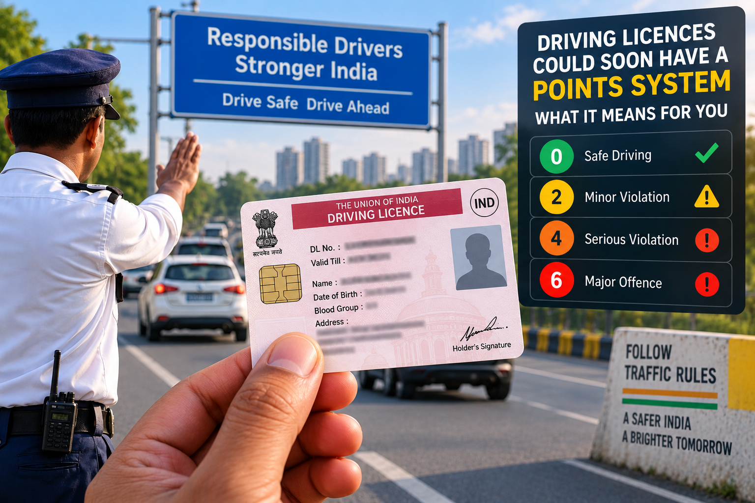 India's Driving Licences Could Soon Have a Points System: What It Means For You