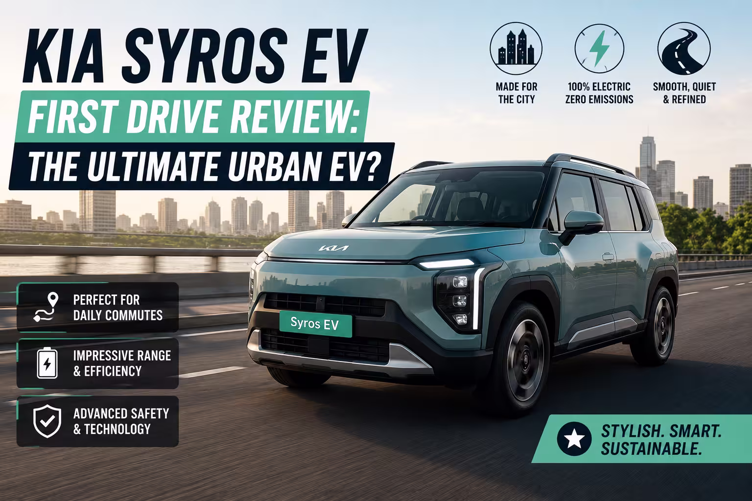Kia Syros EV First Drive Review: The Ultimate Urban EV?