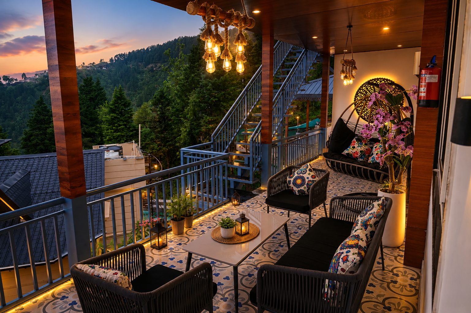 The Jacuzzi — Facing Doon Valley