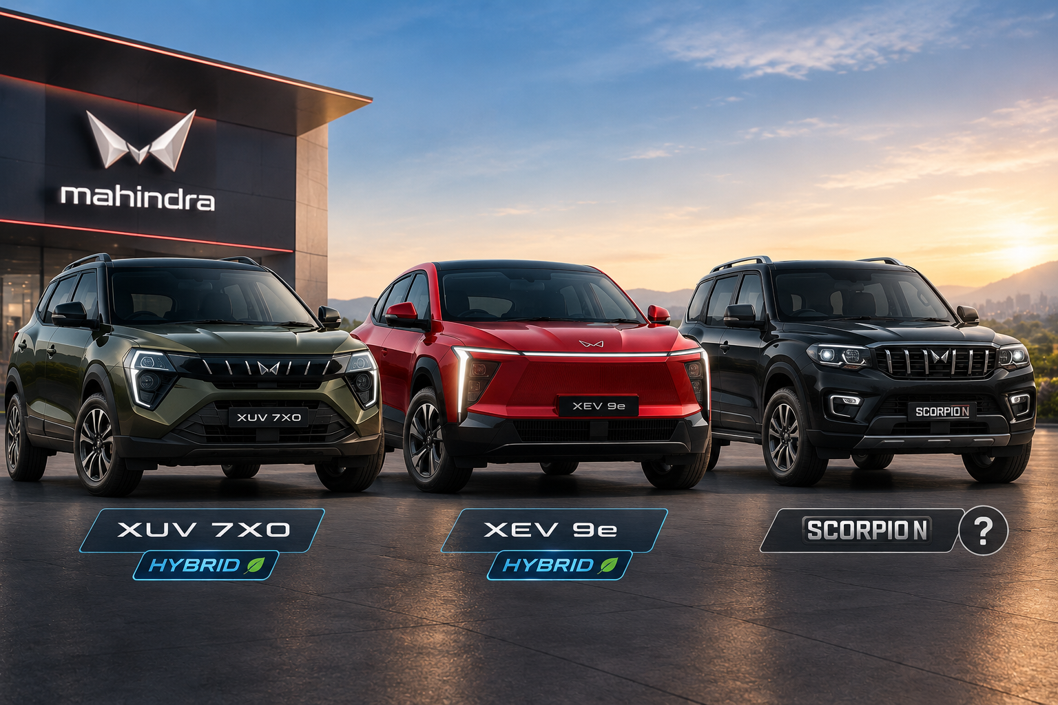 Mahindra's Hybrid Push: XUV 7XO & XEV 9e Confirmed, Scorpio N Still A Question Mark